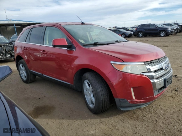 2011 Ford Edge Limited with VIN 2FMDK4KC7BBA78184, listed as a Copart auction lot 49162195 with 153,159 mi miles and Salvage Title. Bid and sale history available at carsss.com. Image 4.