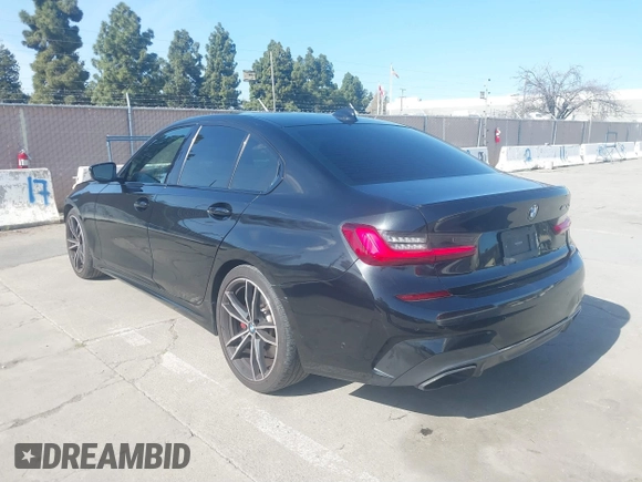 2022 BMW 3 Series M340i with VIN 3MW5U7J02N8C22521, listed as a IAAI auction lot 41776890 with 66,055 mi miles. Bid and sale history available at carsss.com. Image 3.