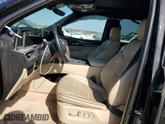 2023 Cadillac Escalade z VIN 1GYS3KKL3PR106736, wystawiony jako Copart lot #77648144 z przebiegiem 47 491 mil mil oraz Nie do naprawy • Non repairable. Historia ofert i sprzedaży dostępna na DreamBid. Obrazek 7.