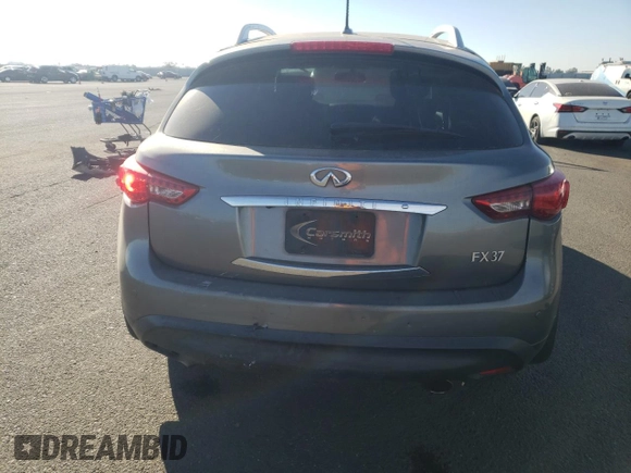 2013 Infiniti FX with VIN JN8CS1MU9DM141789, listed as a Copart auction lot 75931563 with 159,869 mi miles and Salvage title. Bid and sale history available at DreamBid. Image 6.
