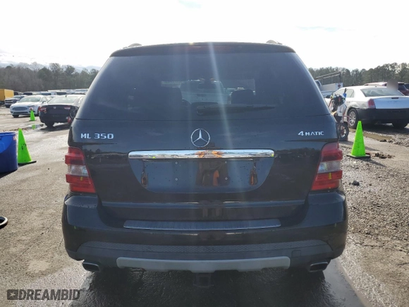 2008 Mercedes-Benz M-Class 3.5L with VIN 4JGBB86E58A389093, listed as a Copart auction lot 42672785 with 140,171 mi miles and Salvage Title. Bid and sale history available at carsss.com. Image 6.