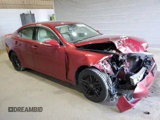 2011 Lexus IS 250 with VIN JTHCF5C20B5047877, listed as a Copart auction lot 50927545 with 189,854 mi miles and Salvage title. Bid and sale history available at DreamBid. Image 4.
