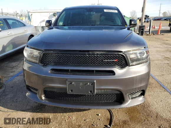 2019 Dodge Durango GT Plus with VIN 1C4RDJDG3KC651388, listed as a Copart auction lot 49805755 with 93,708 mi miles and Salvage Title. Bid and sale history available at DreamBid. Image 5.