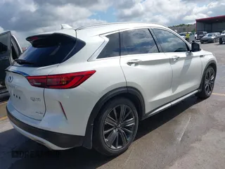 2020 Infiniti QX50 Luxe with VIN 3PCAJ5M14LF116289, listed as a IAAI auction lot 42519638 with 54,022 mi miles and . Bid and sale history available at DreamBid. Image 4.