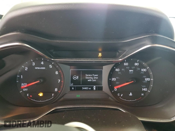 2022 Chevrolet TrailBlazer LT with VIN KL79MRSL7NB038700, listed as a Copart auction lot 59368614 with 34,463 mi miles and Salvage Title. Bid and sale history available at DreamBid. Image 9.