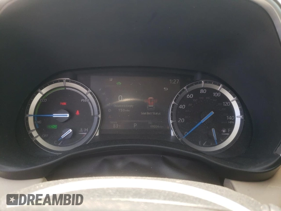2022 Toyota Highlander Hybrid Limited with VIN 5TDXBRCH4NS542480, listed as a Copart auction lot 57946125 with 49,004 mi miles and Salvage title. Bid and sale history available at DreamBid. Image 9.