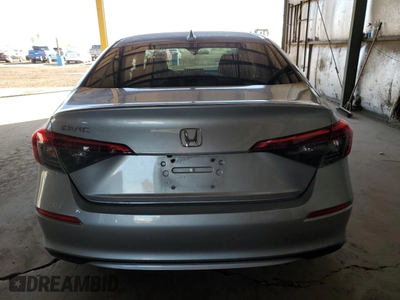 2023 Honda Civic Sedan LX with VIN 2HGFE2F23PH530664, listed as a Copart auction lot 41894165 with 49,726 mi miles and Salvage Title. Bid and sale history available at carsss.com. Image 6.