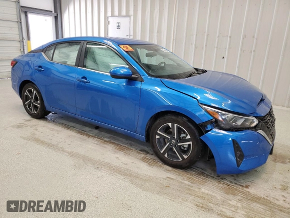 2024 Nissan Sentra SV z VIN 3N1AB8CVXRY330450, wystawiony jako Copart lot #54569815 z przebiegiem 23 533 mil mil oraz Szkoda całkowita • Salvage title. Historia ofert i sprzedaży dostępna na DreamBid. Obrazek 4.