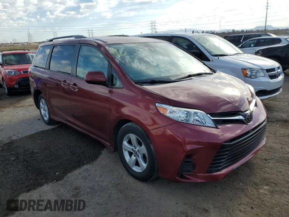 2018 Toyota Sienna LE Auto Access Seat with VIN 5TDKZ3DC5JS905966, listed as a Copart auction lot 50753055 with 107,490 mi miles and Salvage Title. Bid and sale history available at carsss.com. Image 4.