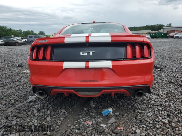 2015 Ford Mustang GT with VIN 1FA6P8CF3F5374219, listed as a Copart auction lot 61490675 with 51,622 mi miles and Salvage title. Bid and sale history available at DreamBid. Image 6.