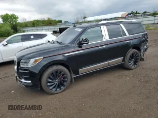 2018 Lincoln Navigator Reserve z VIN 5LMJJ2LT7JEL06922, wystawiony jako Copart lot #57246425 z przebiegiem 113 259 mil mil oraz Szkoda całkowita • Salvage title. Historia ofert i sprzedaży dostępna na DreamBid. Obrazek 1.