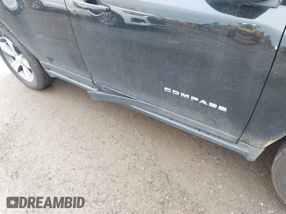 2016 Jeep Compass High Altitude Edition with VIN 1C4NJDEB4GD695249, listed as a IAAI auction lot 42030142 with 155,849 mi miles. Bid and sale history available at carsss.com. Image 12.