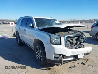 2017 GMC Yukon Denali with VIN 1GKS2CKJ3HR265680, listed as a IAAI auction lot 41411973 with 200,749 mi miles. Bid and sale history available at carsss.com. Image 1.