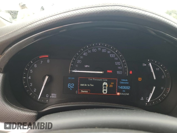 2019 Cadillac XTS Luxury с VIN 2G61M5S37K9133248, выставлен на аукционе Copart как лот 56604765 с пробегом 140 682 миль миль и Списание • Salvage title. История ставок и продаж доступна на DreamBid. Изображение 9.
