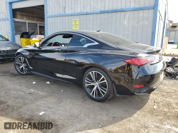 2019 Infiniti Q60 3.0t LUXE with VIN JN1EV7EK9KM230869, listed as a Copart auction lot 50229155 with 40,385 mi miles and Salvage Title. Bid and sale history available at carsss.com. Image 2.