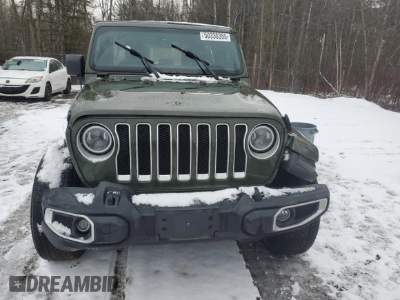 2021 Jeep Wrangler Unlimited Sahara with VIN 1C4HJXEG2MW823594, listed as a Copart auction lot 50330355 with 112,649 mi miles and Clean title. Bid and sale history available at DreamBid. Image 5.