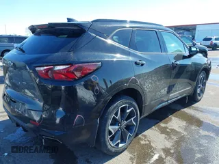 2019 Chevrolet Blazer RS with VIN 3GNKBJRS2KS654806, listed as a IAAI auction lot 41694939 with 107,436 mi miles and . Bid and sale history available at DreamBid. Image 4.