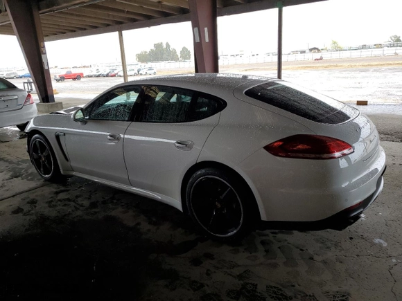 2015 Porsche Panamera 4S with VIN WP0AB2A79FL051333, listed as a Copart auction lot 80136454 with NaN miles and Salvage Title. Bid and sale history available at carsss.com. Image 2.