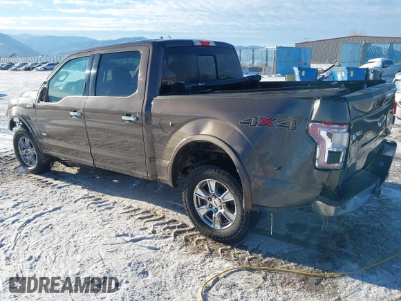 2015 Ford F-150 XLT with VIN 1FTEW1EP4FFC24409, listed as a IAAI auction lot 41306158 with 155,249 mi miles. Bid and sale history available at carsss.com. Image 3.