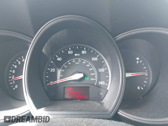2013 Kia Rio SX with VIN KNADN4A33D6294075, listed as a IAAI auction lot 41728082 with 119,297 mi miles. Bid and sale history available at carsss.com. Image 7.