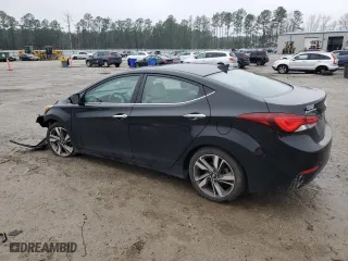 2014 Hyundai Elantra Limited with VIN 5NPDH4AE2EH482069, listed as a Copart auction lot 45669655 with 139,673 mi miles and Salvage Title. Bid and sale history available at carsss.com. Image 2.