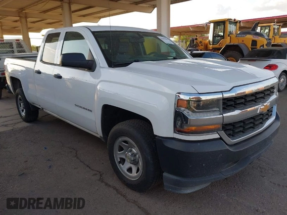 2018 Chevrolet Silverado 1500 Work Truck with VIN 1GCRCNEH8JZ160845, listed as a IAAI auction lot 41865449 with 197,634 mi miles. Bid and sale history available at carsss.com. Image 1.