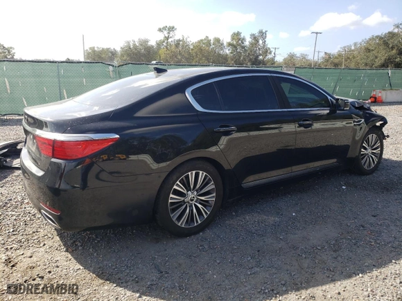 2017 Kia K900 Premium with VIN KNALT4D39H6035528, listed as a Copart auction lot 78782624 with 89,590 mi miles and Salvage Title. Bid and sale history available at carsss.com. Image 3.