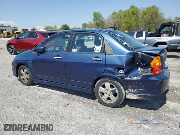 2002 Suzuki Aerio S z VIN JS2RA41S225109275, wystawiony jako Copart lot #52689585 z przebiegiem 195 612 mil mil oraz Czysty tytuł • Clean title. Historia ofert i sprzedaży dostępna na DreamBid. Obrazek 2.