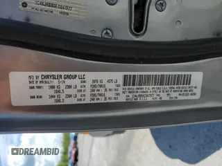 2014 Jeep Patriot Sport with VIN 1C4NJRBB0ED847977, listed as a Copart auction lot 55670985 with 98,042 mi miles and Salvage Title. Bid and sale history available at DreamBid. Image 13.