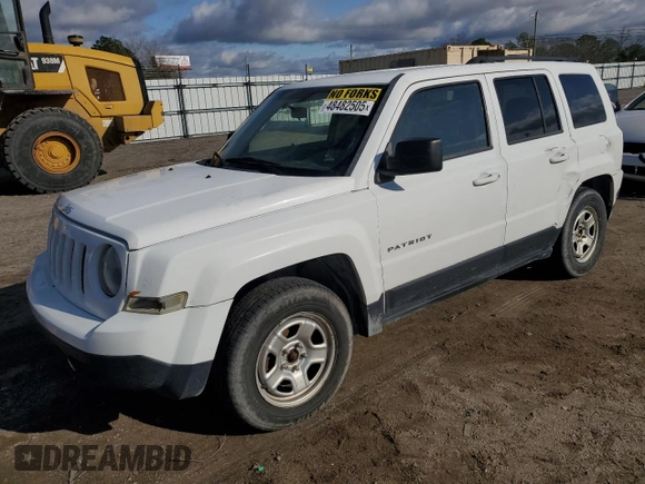 2015 Jeep Patriot Sport with VIN 1C4NJPBB5FD158023, listed as a Copart auction lot 48482505 with 176,090 mi miles and Clean Title. Bid and sale history available at DreamBid. Image 1.