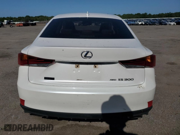 2017 Lexus IS 300 with VIN JTHCM1D27H5022643, listed as a Copart auction lot 61489985 with 59,565 mi miles and Salvage title. Bid and sale history available at DreamBid. Image 6.