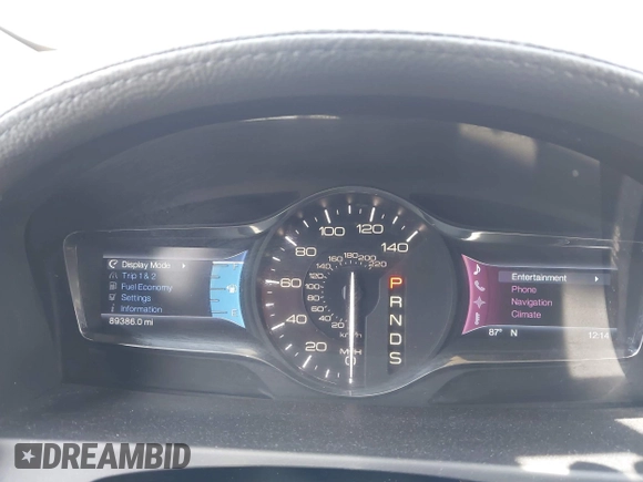 2013 Lincoln MKX z VIN 2LMDJ6JK6DBL44437, wystawiony jako IAAI lot #41867123 z przebiegiem 89 386 mil mil oraz . Historia ofert i sprzedaży dostępna na DreamBid. Obrazek 7.