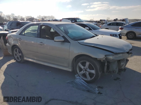 2004 Mazda 6 i with VIN 1YVFP80C345N41805, listed as a Copart auction lot 83388324 with 231,402 mi miles and Salvage Title. Bid and sale history available at DreamBid. Image 4.