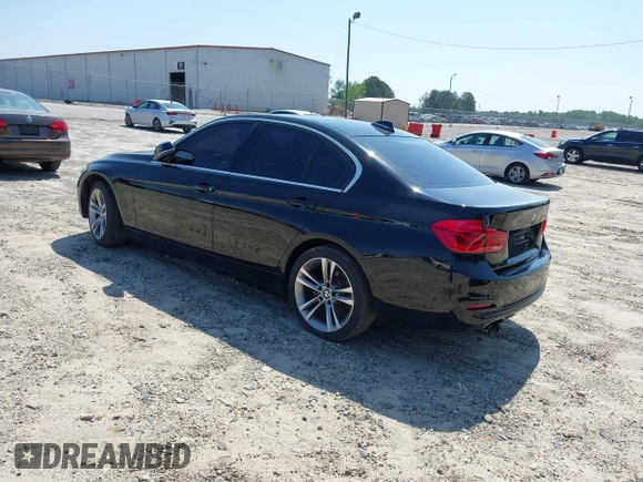 2018 BMW 3 Series 330i with VIN WBA8B9G58JNV00184, listed as a IAAI auction lot 42136004 with 109,896 mi miles. Bid and sale history available at carsss.com. Image 3.