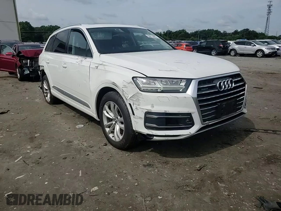 2019 Audi Q7 Premium Plus with VIN WA1LAAF75KD038821, listed as a Copart auction lot 59813665 with 61,889 mi miles and Salvage title. Bid and sale history available at DreamBid. Image 14.