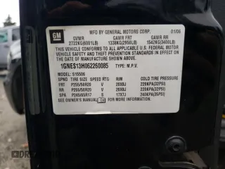 2006 Chevrolet TrailBlazer LT with VIN 1GNES13H062260085, listed as a Copart auction lot 83946144 with 0 mi miles and Salvage Title. Bid and sale history available at carsss.com. Image 13.