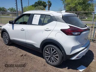 2023 Nissan Kicks SV with VIN 3N1CP5CV6PL481238, listed as a IAAI auction lot 42014768 with 28,555 mi miles and . Bid and sale history available at DreamBid. Image 3.