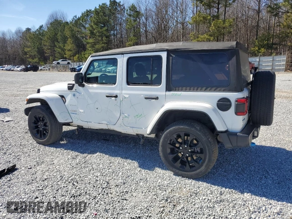 2022 Jeep Wrangler Unlimited Sahara with VIN 1C4JJXP60NW158556, listed as a Copart auction lot 46195725 with 30,773 mi miles and Salvage title. Bid and sale history available at DreamBid. Image 2.