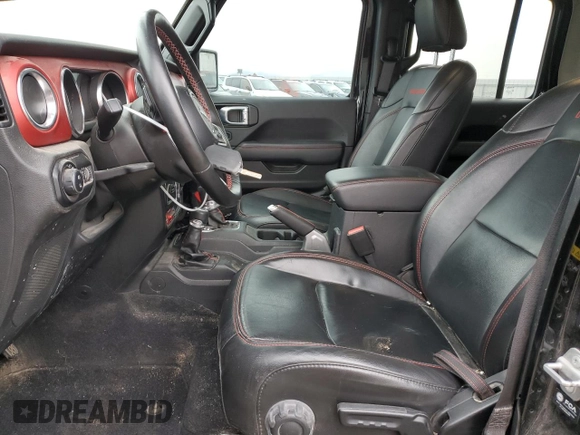 2021 Jeep Gladiator Rubicon с VIN 1C6JJTBG8ML582485, выставлен на аукционе Copart как лот 41758255 с пробегом 48 143 миль миль и Чистый • Clean title. История ставок и продаж доступна на DreamBid. Изображение 7.