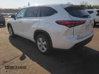 2020 Toyota Highlander L with VIN 5TDCZRBH9LS504672, listed as a Copart auction lot 54147505 with 49,879 mi miles and Salvage title. Bid and sale history available at DreamBid. Image 2.