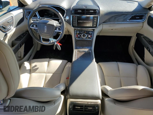 2020 Lincoln Continental Standard with VIN 1LN6L9PK9L5601469, listed as a Copart auction lot 81135904 with 53,012 mi miles and Salvage Title. Bid and sale history available at carsss.com. Image 8.