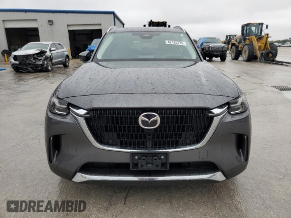 2024 Mazda CX-90 Premium with VIN JM3KKDHA5R1110905, listed as a Copart auction lot 42195375 with 17,575 mi miles and Salvage title. Bid and sale history available at DreamBid. Image 5.