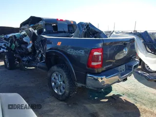 2019 Ram 2500 Laramie with VIN 3C6UR5FL3KG595244, listed as a IAAI auction lot 41849851 with Not Provided miles. Bid and sale history available at carsss.com. Image 3.