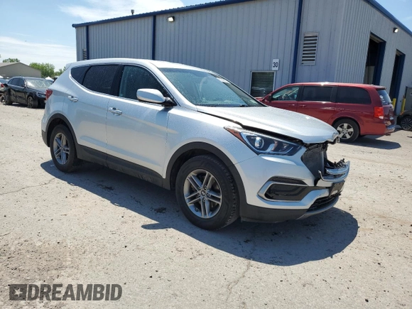 2017 Hyundai Santa Fe 2.4L with VIN 5XYZTDLB0HG466987, listed as a Copart auction lot 62330505 with 108,924 mi miles and Salvage title. Bid and sale history available at DreamBid. Image 4.