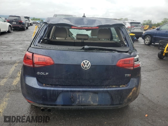 2015 Volkswagen Golf TSI S с VIN 3VW217AU8FM014179, выставлен на аукционе Copart как лот 57909985 с пробегом 69 224 миль миль и Списание • Salvage title. История ставок и продаж доступна на DreamBid. Изображение 6.