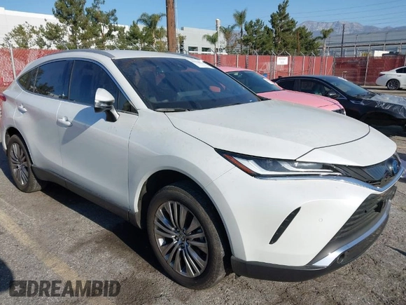 2023 Toyota Venza LE with VIN JTEAAAAH9PJ151432, listed as a IAAI auction lot 41956013 with 21,491 mi miles and . Bid and sale history available at carsss.com. Image 1.