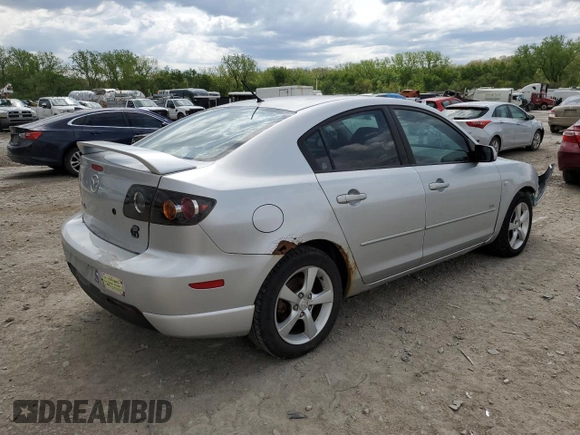 2005 Mazda 3 s with VIN JM1BK123051256155, listed as a Copart auction lot 54400495 with 213,989 mi miles and Clean Title. Bid and sale history available at DreamBid. Image 3.