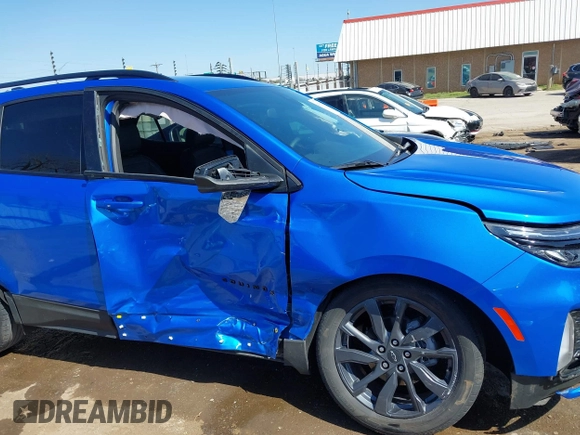 2024 Chevrolet Equinox RS with VIN 3GNAXMEG8RS221288, listed as a IAAI auction lot 41976989 with 30,223 mi miles and . Bid and sale history available at DreamBid. Image 6.