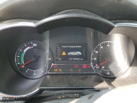 2013 Kia Optima Hybrid EX with VIN KNAGM4AD0D5054786, listed as a Copart auction lot 49145465 with 254,332 mi miles and Clean Title. Bid and sale history available at carsss.com. Image 9.