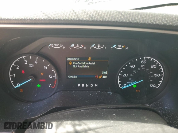 2023 Ford F-150 XL with VIN 1FTEW1C84PKD23395, listed as a Copart auction lot 51979205 with 43,001 mi miles and Non repairable. Bid and sale history available at DreamBid. Image 9.